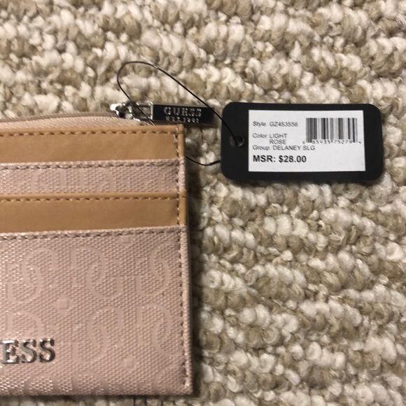 Guess Pink and Tan Small Wallet - Picture 4 of 4